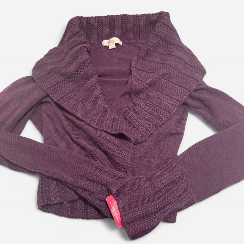 Purple Sweater Jacket